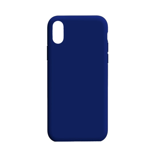 Capa de Silicone para Apple iPhone XR Azul Escuro