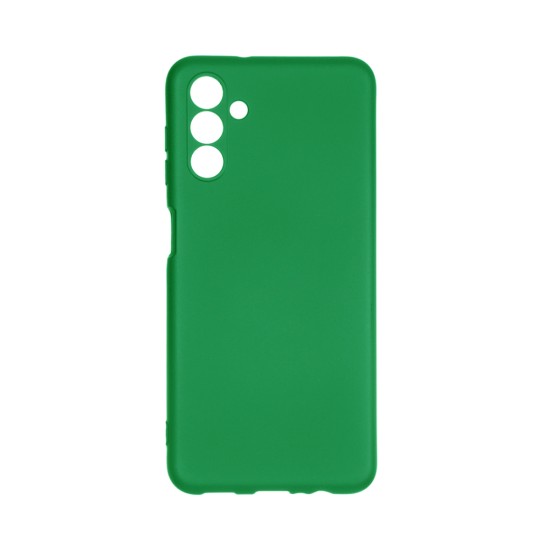 Capa de Silicone com Moldura de Câmera para Samsung Galaxy A04S Verde Escuro