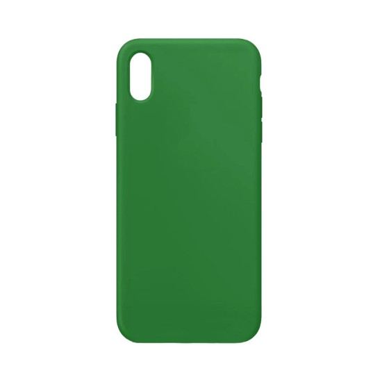 Capa de Silicone para Para Apple iPhone X/XS Verde Escuro