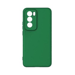 Silicone Case with Camera Shield for Oppo Reno12 Pro Dark Green Silicone Case with Camera Shield for Oppo Reno12 Pro Dark Green