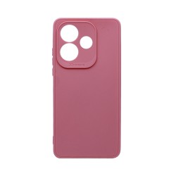 Soft Silicone Case with Camera Shield for Xiaomi Redmi Note 14 5G Pink Soft Silicone Case with Camera Shield for Xiaomi Redmi Note 14 5G Pink