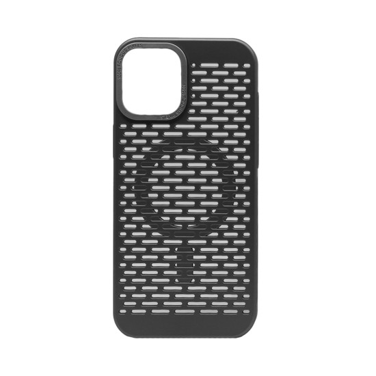 Mesh Design Magnetic Case for Apple iPhone 16 Black