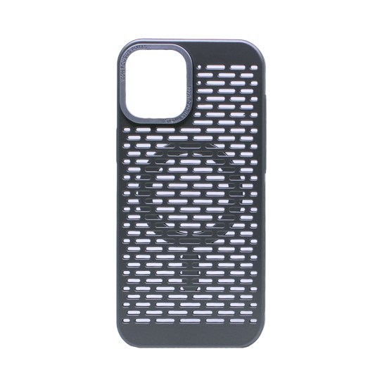 Mesh Design Magnetic Case for Apple iPhone 16 Silver
