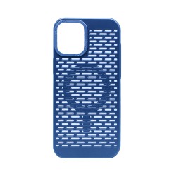 Mesh Design Magnetic Case for Apple iPhone 16 Blue Mesh Design Magnetic Case for Apple iPhone 16 Blue