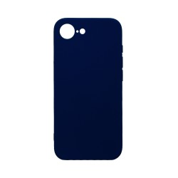 Silicone Case with Camera Shield for Apple iPhone 16E Dark Blue Silicone Case with Camera Shield for Apple iPhone 16E Dark Blue