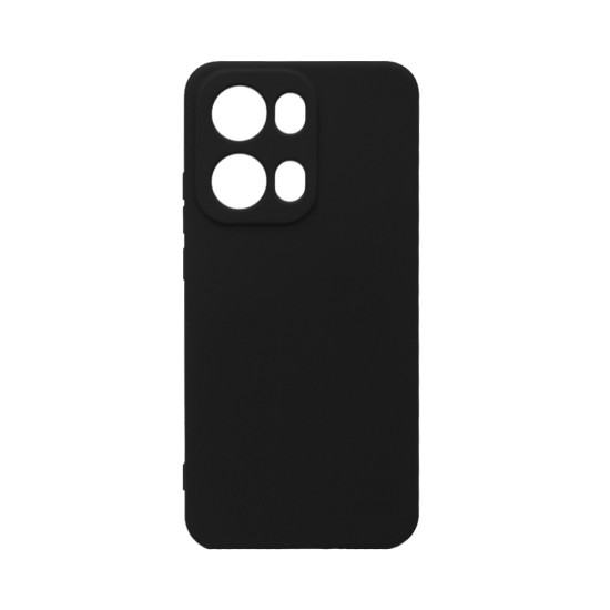 Capa de Silicone com Moldura de Câmera para Oppo Reno13 Pro Preto