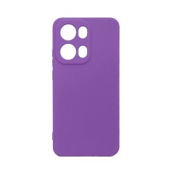 Silicone Case with Camera Shield for Oppo Reno13 Pro Purple Silicone Case with Camera Shield for Oppo Reno13 Pro Purple