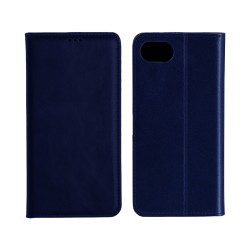 Leather Flip Cover with Internal Pocket for Apple iPhone 16E Blue Leather Flip Cover with Internal Pocket for Apple iPhone 16E Blue