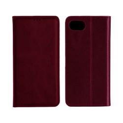 Leather Flip Cover with Internal Pocket for Apple iPhone 16E Red Leather Flip Cover with Internal Pocket for Apple iPhone 16E Red