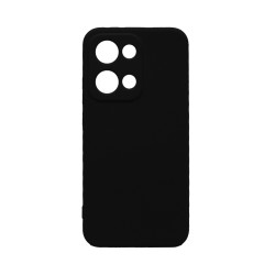 Silicone Case with Camera Shield for Oppo Reno13 Black Silicone Case with Camera Shield for Oppo Reno13 Black