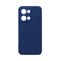Silicone Case with Camera Shield for Oppo Reno13 Dark Blue Silicone Case with Camera Shield for Oppo Reno13 Dark Blue