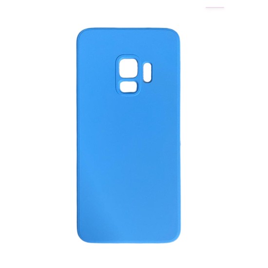 Silicone Case with Camera Shield for Samsung Galaxy S9 Blue Silicone Case with Camera Shield for Samsung Galaxy S9 Blue