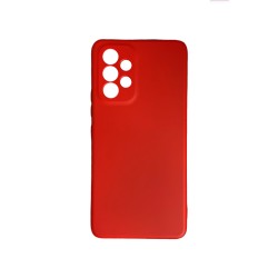 Capa de Silicone com Moldura de Câmera para Samsung Galaxy A53 5g Vermelho Capa de Silicone com Moldura de Câmera para Samsung Galaxy A53 5g Vermelho