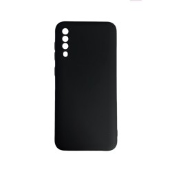 Capa de Silicone com Moldura de Câmera para Samsung Galaxy A50/A30s Preto Capa de Silicone com Moldura de Câmera para Samsung Galaxy A50/A30s Preto