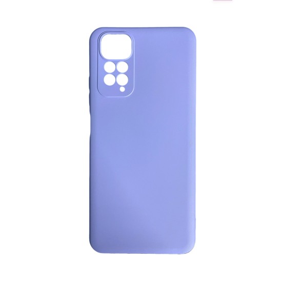 Capa de Silicone com Moldura de Câmera para Xiaomi Redmi Note 11 Roxo Capa de Silicone com Moldura de Câmera para Xiaomi Redmi Note 11 Roxo
