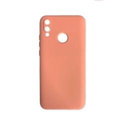 Capa de Silicone com Moldura de Câmera para Huawei P Smart 2019 Rosa
