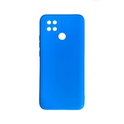 Capa de Silicone com Moldura de Câmera para Xiaomi Redmi 9c Azul