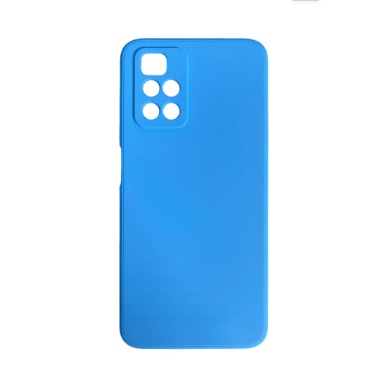 Funda de Silicona con Marco de Cámara para Xiaomi Redmi 10 Azul Funda de Silicona con Marco de Cámara para Xiaomi Redmi 10 Azul