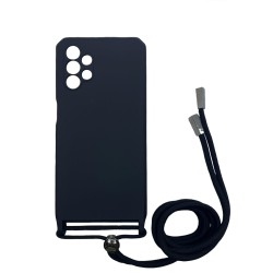 Silicone Case with String for Samsung Galaxy A13 4g Black Silicone Case with String for Samsung Galaxy A13 4g Black