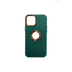 Capa de Silicone para Apple iPhone 12/12 Pro Verde Capa de Silicone para Apple iPhone 12/12 Pro Verde
