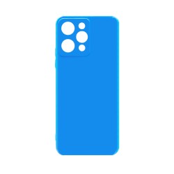 Funda de Silicona con Marco de Cámara para Xiaomi Redmi 12 Azul