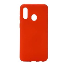 Capa de Silicone para Samsung Galaxy A40 Vermelho