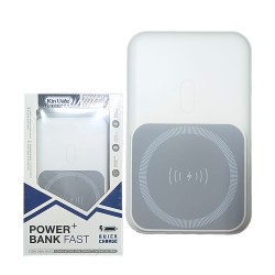Power Bank Magnético Kin Vale Q77E 10000mAh Branco Power Bank Magnético Kin Vale Q77E 10000mAh Branco