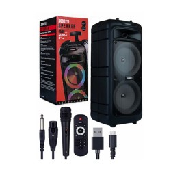 Sing-e Portable Wireless Speaker ZQS8211 with Mic and Remote Control Black Sing-e Portable Wireless Speaker ZQS8211 with Mic and Remote Control Black