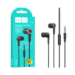Hoco Universal Wired Earphones M104 Gamble with Microphone 3.5mm 1.2m Black Hoco Universal Wired Earphones M104 Gamble with Microphone 3.5mm 1.2m Black