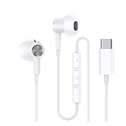 NEW SCIENCE HEAPHONES TYPE C WITH MICROPHONE AND VOLUME BUTTONS WHITE ORIGINAL REF: 3991 NEW SCIENCE HEAPHONES TYPE C WITH MICROPHONE AND VOLUME BUTTONS WHITE ORIGINAL REF: 3991