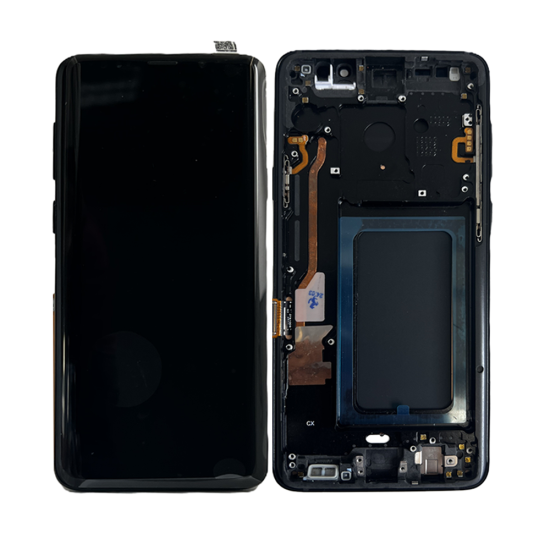 Touch+Display+Frame Samsung Galaxy S9 Plus/G965 (Big Glass) Black