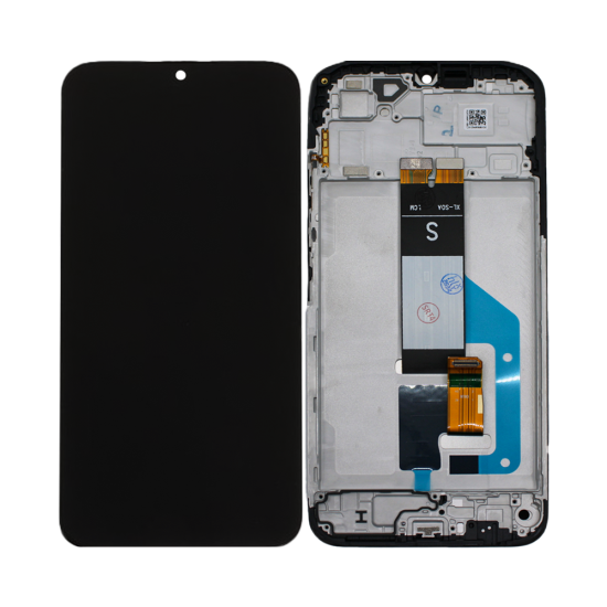 Touch+Display+Frame Xiaomi Redmi A7 Pro Service Pack Preto