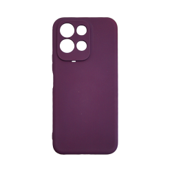 Capa de Silicone com Moldura de Câmera para Redmi 17 Vermelho Cereja