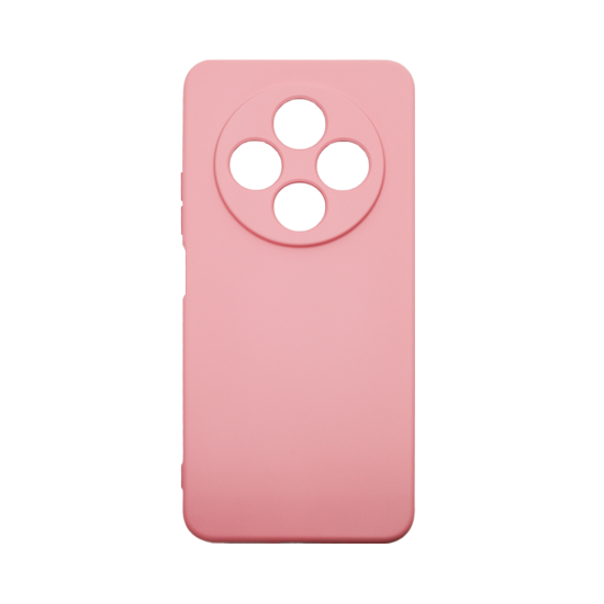 Capa de Silicone com Moldura de Câmera para Redmi 17C Rosa