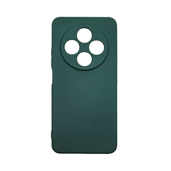Capa de Silicone com Moldura de Câmera para Redmi 17C Verde Escuro