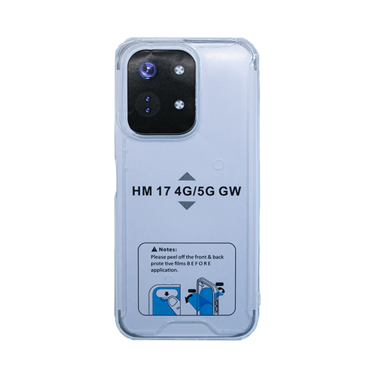 Capa Duro de Silicone para Xiaomi Redmi 17 Transparente