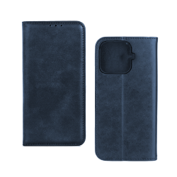 Capa Flip de Couro com Bolso Interno para Xiaomi 17T Pro Azul