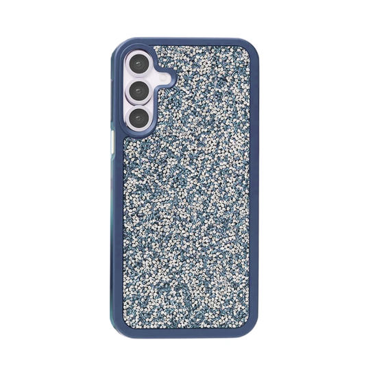 Designer Hard Case with Diamond Crystals for Samsung Galaxy A26 Blue