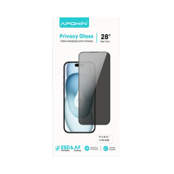 Privacy Anti-Spy Tempered Glass for Iphone 14 Plus/Iphone 13 Pro Max Black