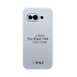 Hard Silicone Case with Camera Shield Google Pixel 10A Transparent