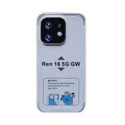 Hard Silicone Case for Oppo Reno 16 5G Transparent